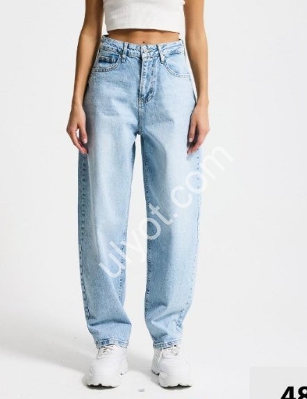ДЖИНСЫ IT'S BASIC (34-42) ГОЛУБОЙ 4830/4s6/16