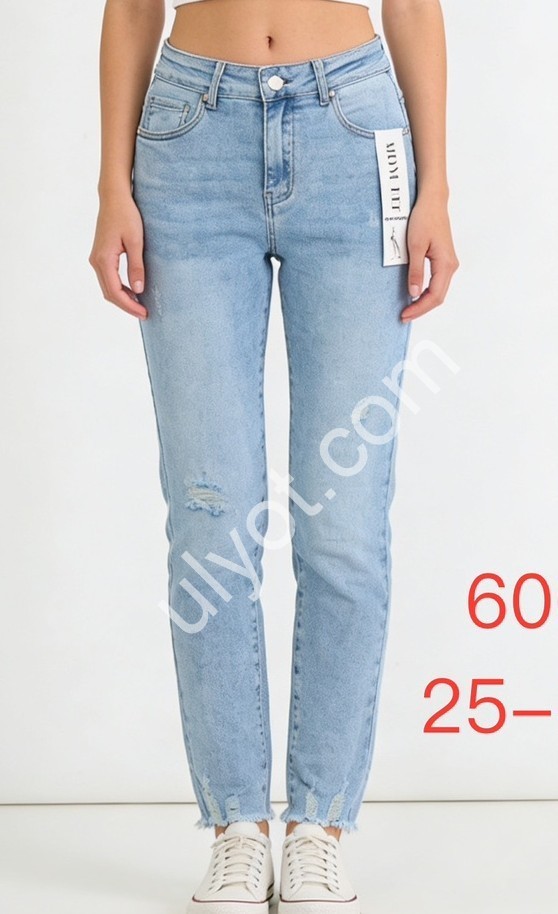 ДЖИНСИ DENIM NEW (25-30) БЛАКИТНИЙ 606