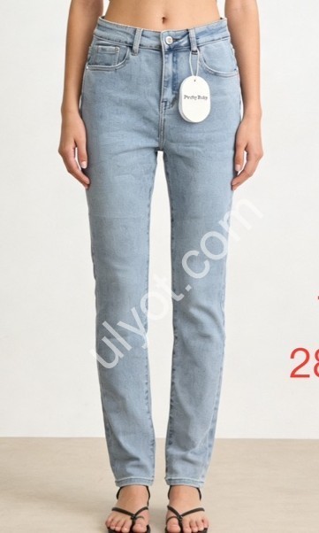 ДЖИНСЫ PRETTY BABY (28-33) ГОЛУБОЙ 166