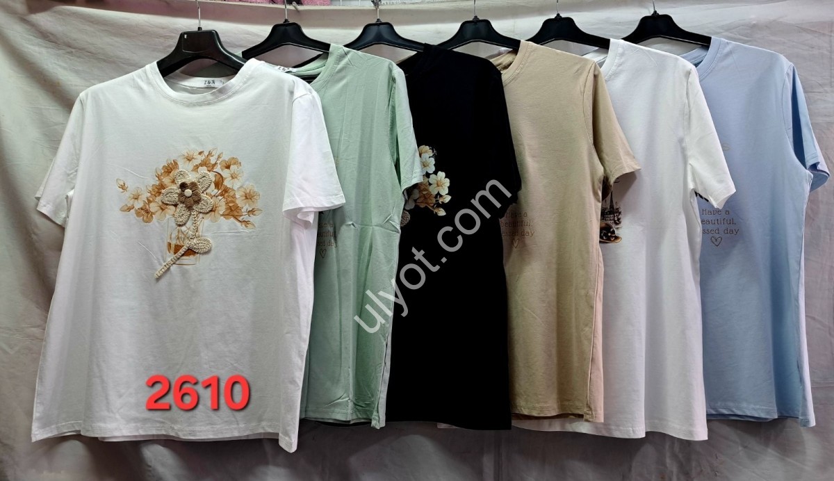 ФУТБОЛКА (ONESIZE 48-54) МИКС 2610