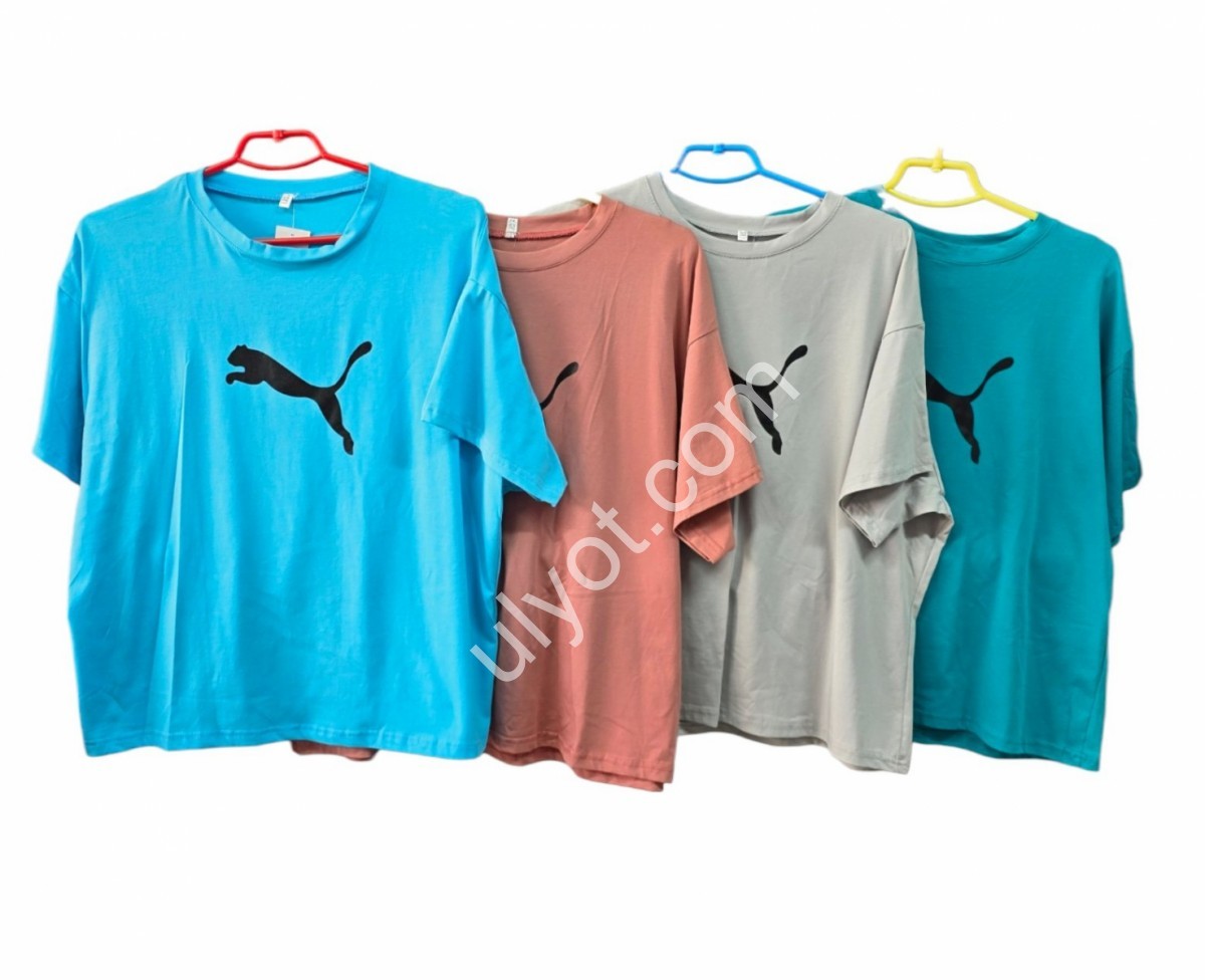 Фото 2 ФУТБОЛКА P15 (44-52) СВ.РОЗОВЫЙ 