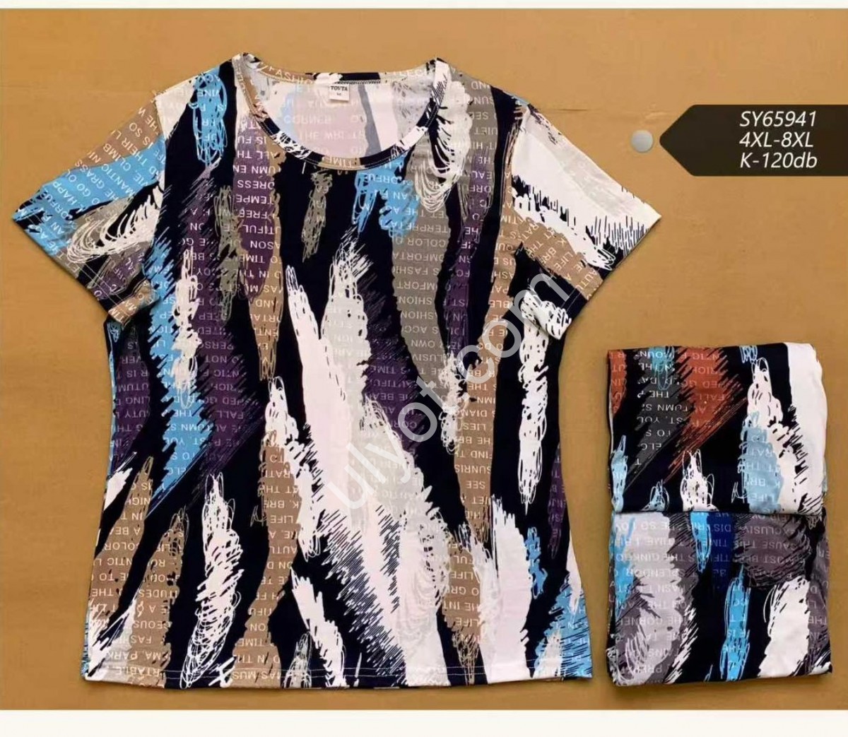 ФУТБОЛКА (4XL-8XL) МИКС 65941