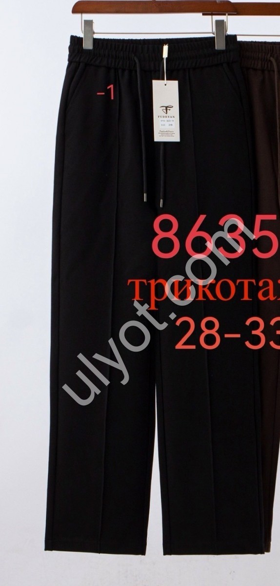 БРЮКИ (28-33) ЧЕРНЫЙ 8635-1