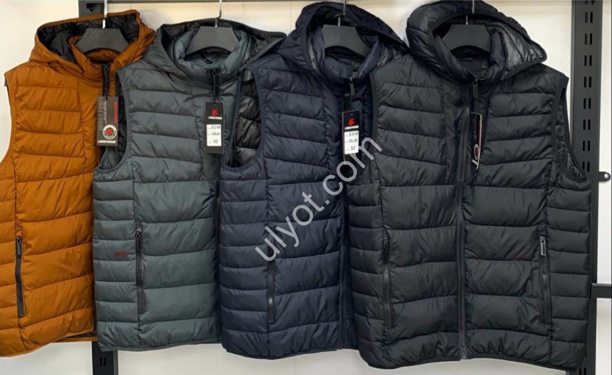 ЖИЛЕТКА LINKEVOGUE (48-56) Т.СИНИЙ E31