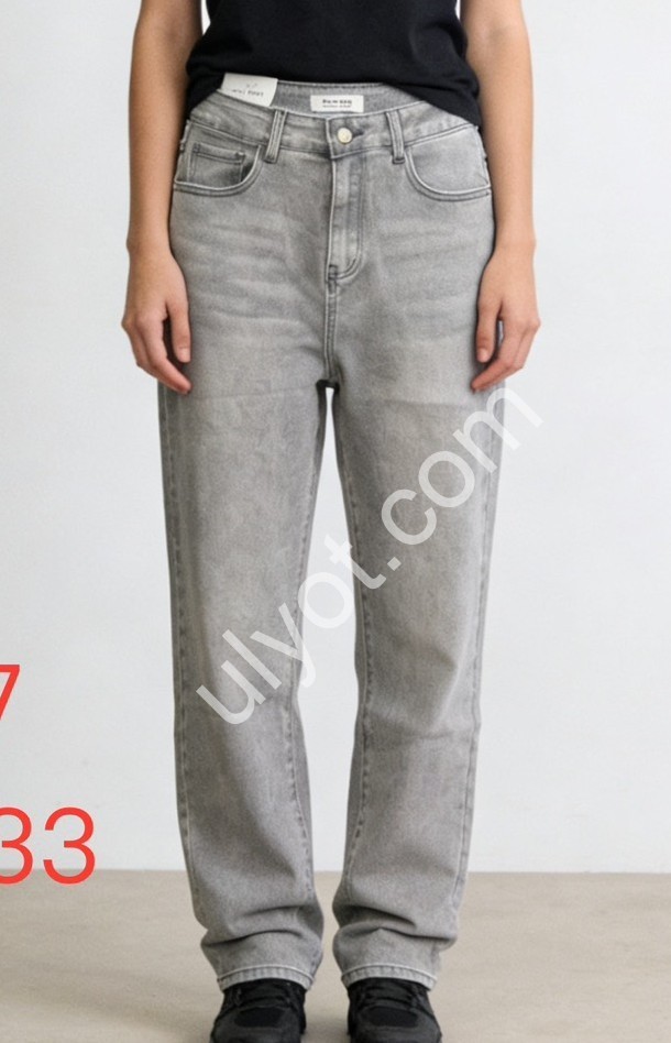 ДЖИНСЫ PRETTY BABY (28-33) СЕРЫЙ 157