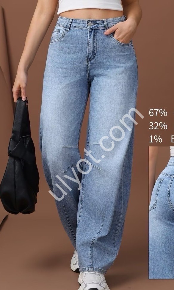 ДЖИНСЫ M.SARA (XS-XL) ГОЛУБОЙ 3065-4