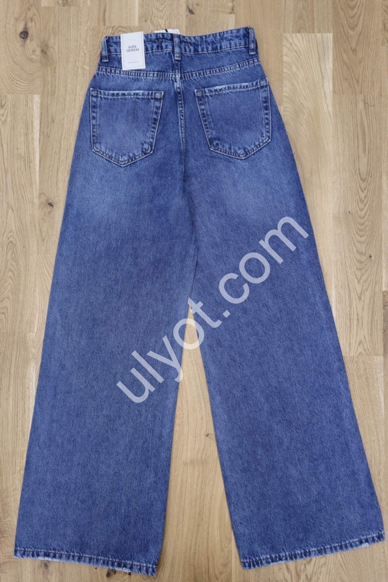 ДЖИНСЫ ELITE QUEEN (25-30) СТРАЗЫ СИНИЙ 1312/T-1-11