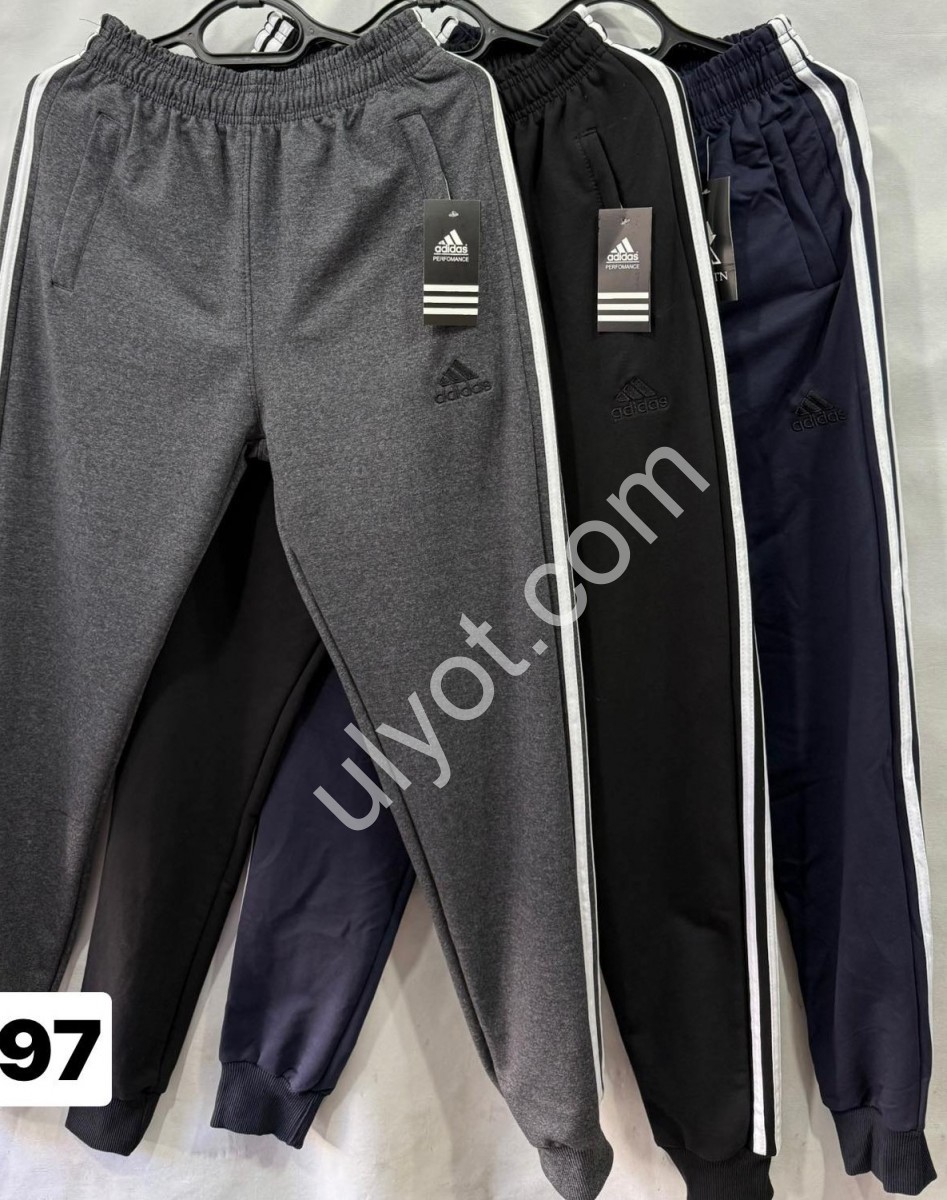 СПОРТ.ШТАНЫ A01 (46-54) МАНЖЕТ ГРАФИТ 