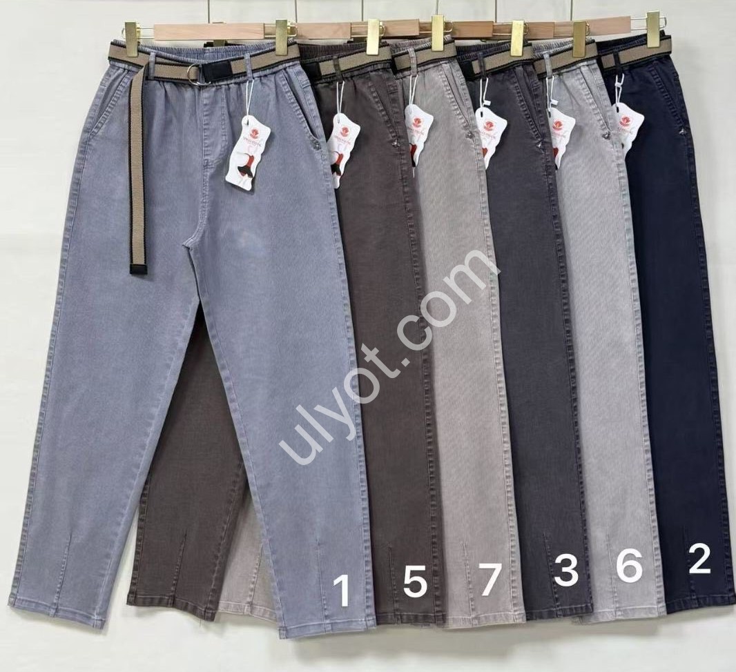 БРЮКИ (28-33) СЕРЫЙ A25-3