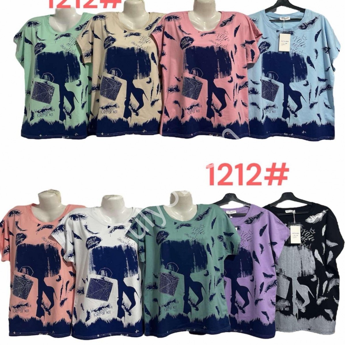 ФУТБОЛКА (ONESIZE 52-56) МІКС 1212