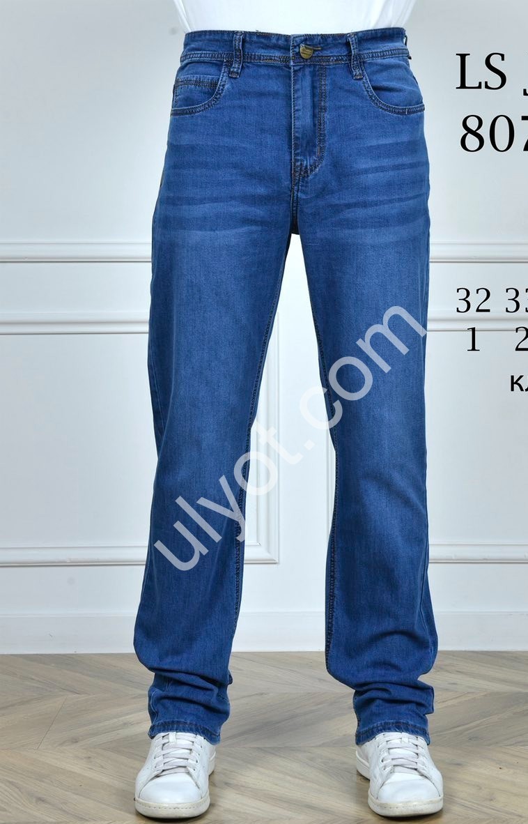 ДЖИНСЫ LS JEANS (29-38) СИНИЙ 807-1
