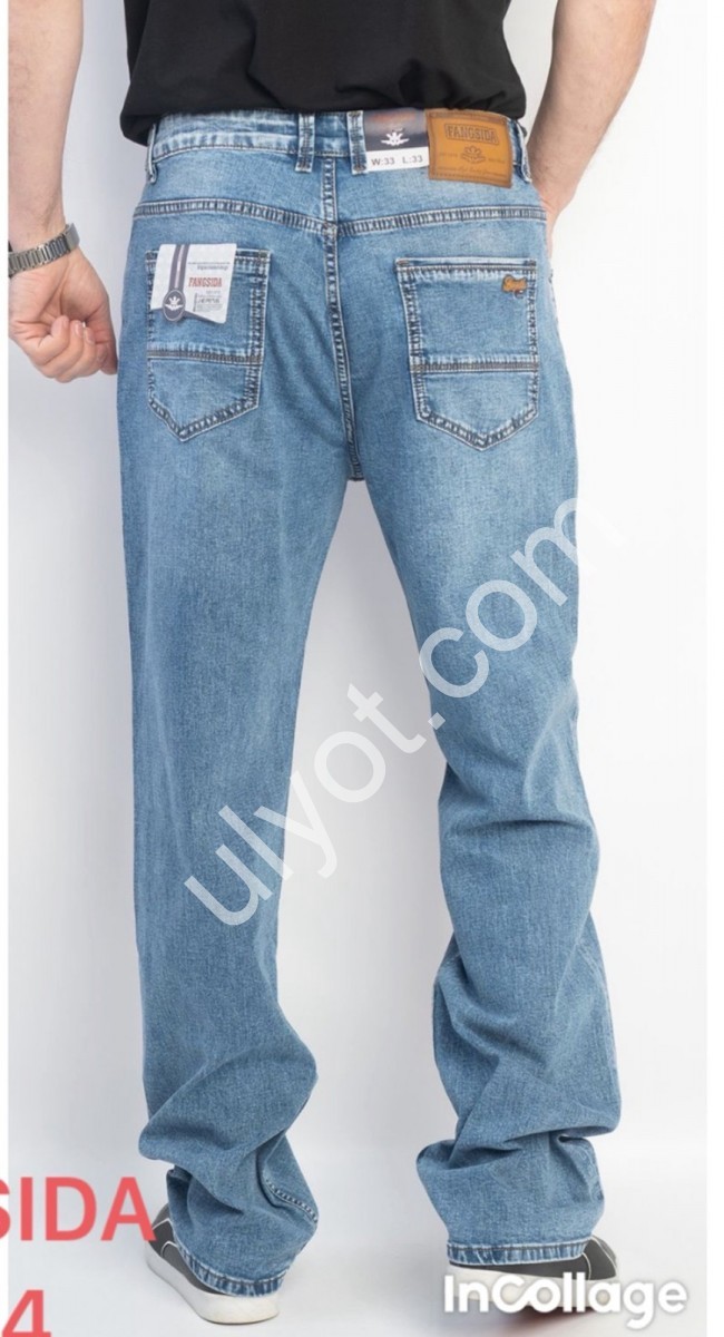 ДЖИНСЫ FANGSIDA (31-38) СИНИЙ 8894