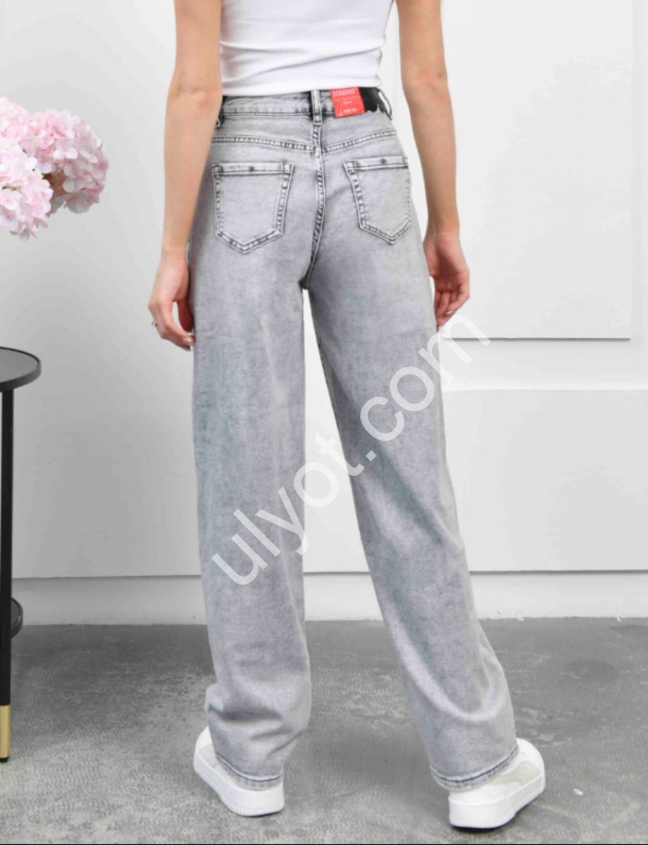 Джинси RTROOSS (25-27) СІРИЙ 6140