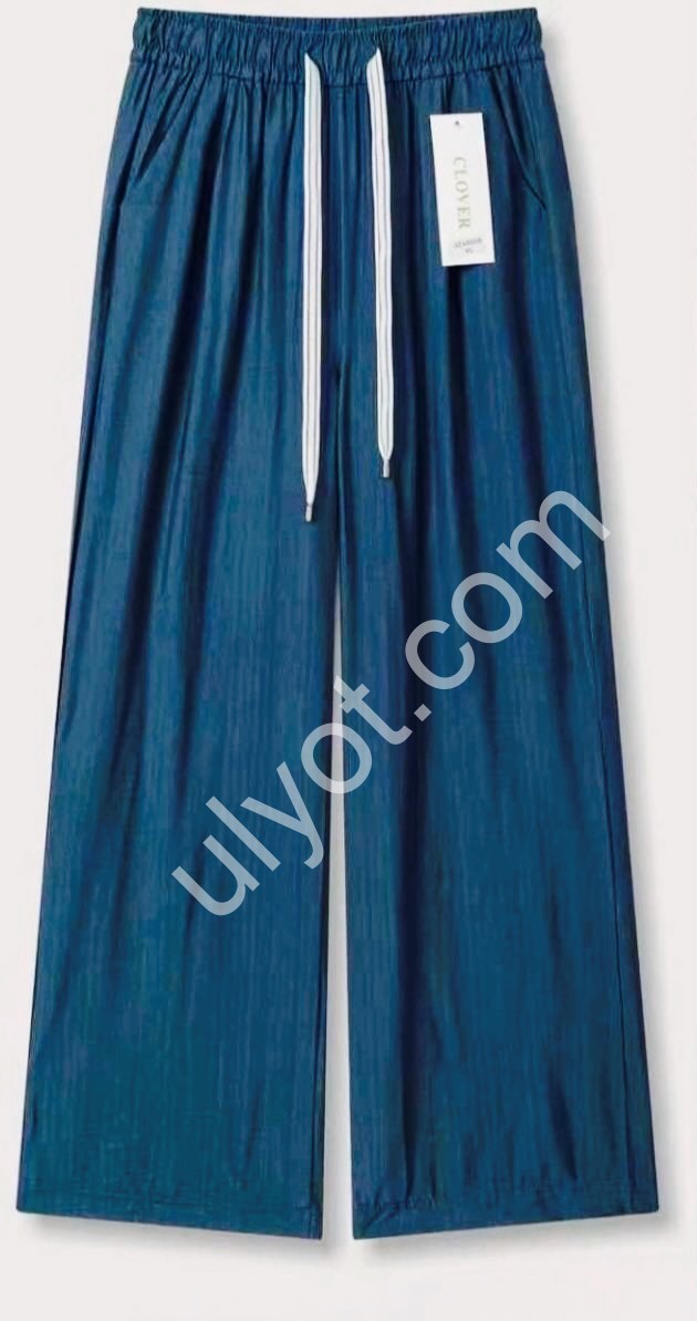 ШТАНЫ (L-3XL) ЧЕРНЫЙ 49056