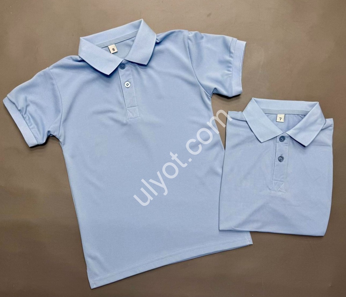 ПОЛО (7-11 ЛЕТ) ГОЛУБОЙ 
