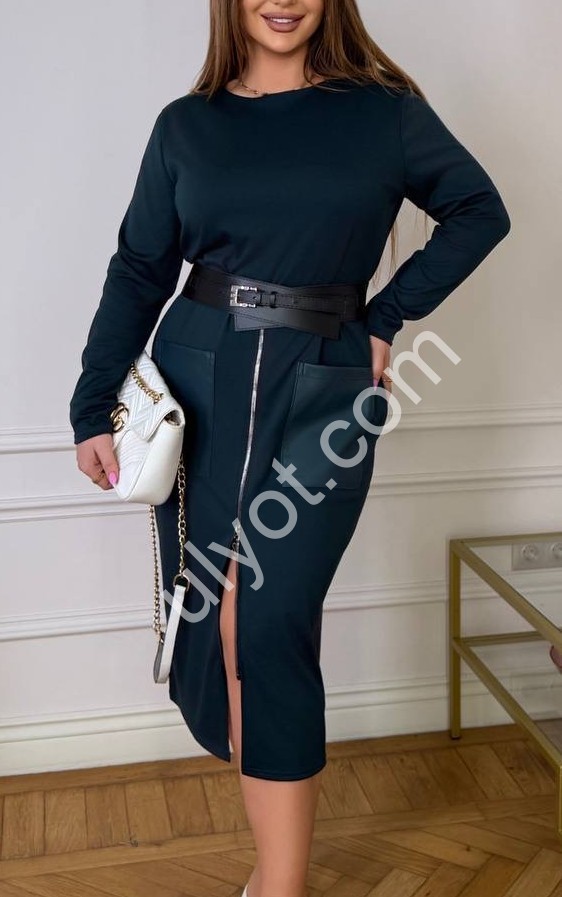 ПЛАТЬЕ (48-58) ИЗУМРУД 0364