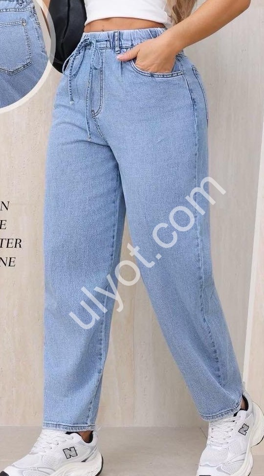 ДЖИНСИ M.SARA (XS-XL) БЛАКИТНИЙ 338-5