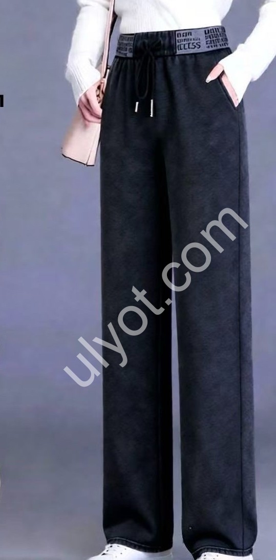 ШТАНЫ (5XL-10XL) ПРЯМОЙ ГРАФИТ 603