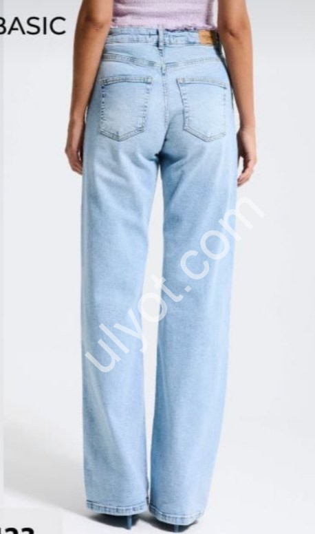 ДЖИНСИ IT'S BASIC (34-42) БЛАКИТНИЙ 3423/4s6/32