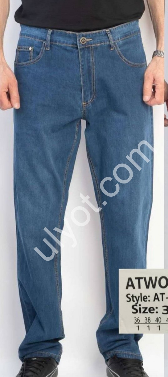 ДЖИНСИ ATWOLVES (36-46) СИНІЙ 6625