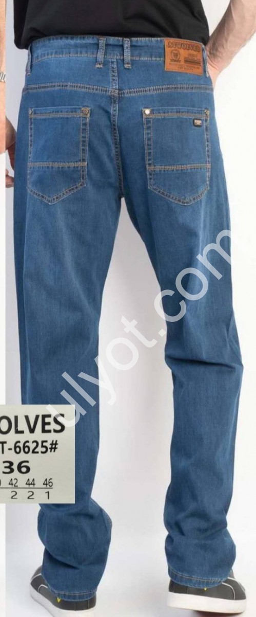 ДЖИНСИ ATWOLVES (36-46) СИНІЙ 6625
