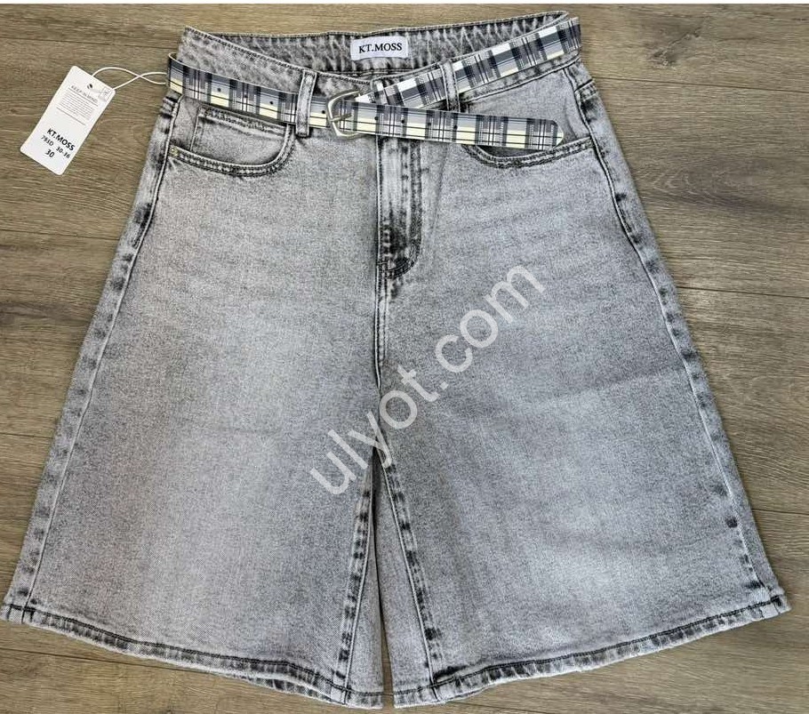 ШОРТИ KT.MOSS (30-36) СІРИЙ 793