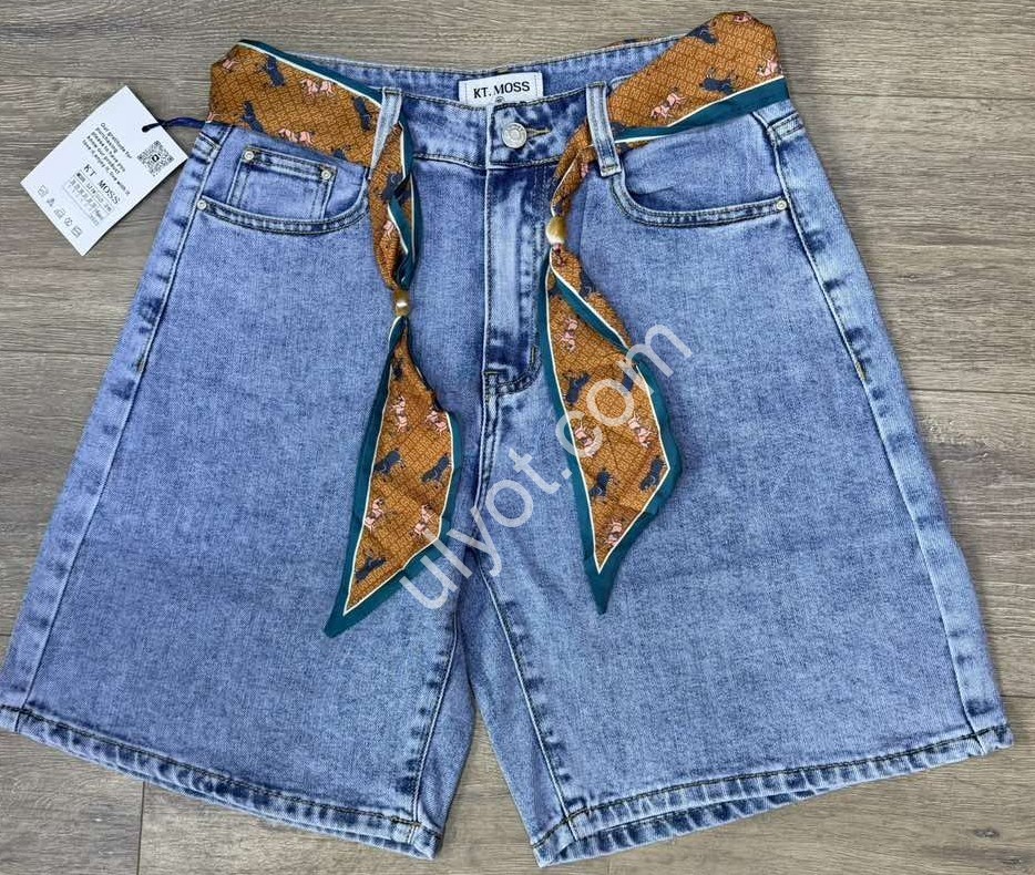 ШОРТЫ KT.MOSS (28-33) СИНИЙ 527