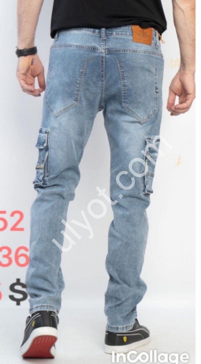 ДЖИНСИ RTROOSS (29-36) СИНІЙ 8652