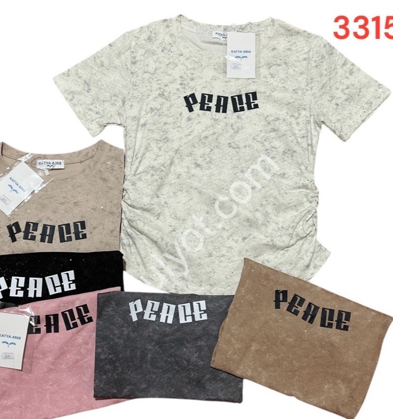 ФУТБОЛКА (ONESIZE 42-48) МІКС 3315