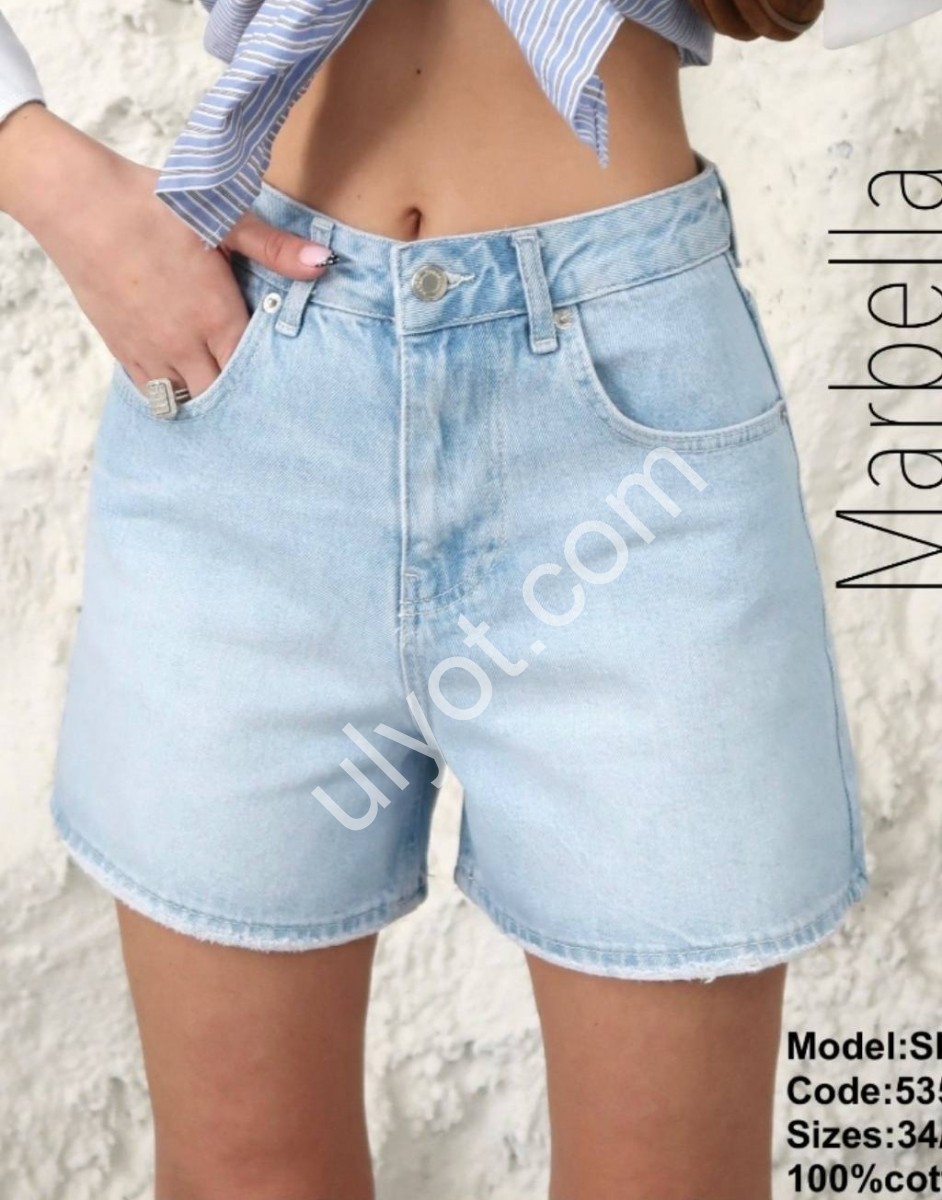 ШОРТЫ ZEO BASIC (34-42) ГОЛУБОЙ 5352