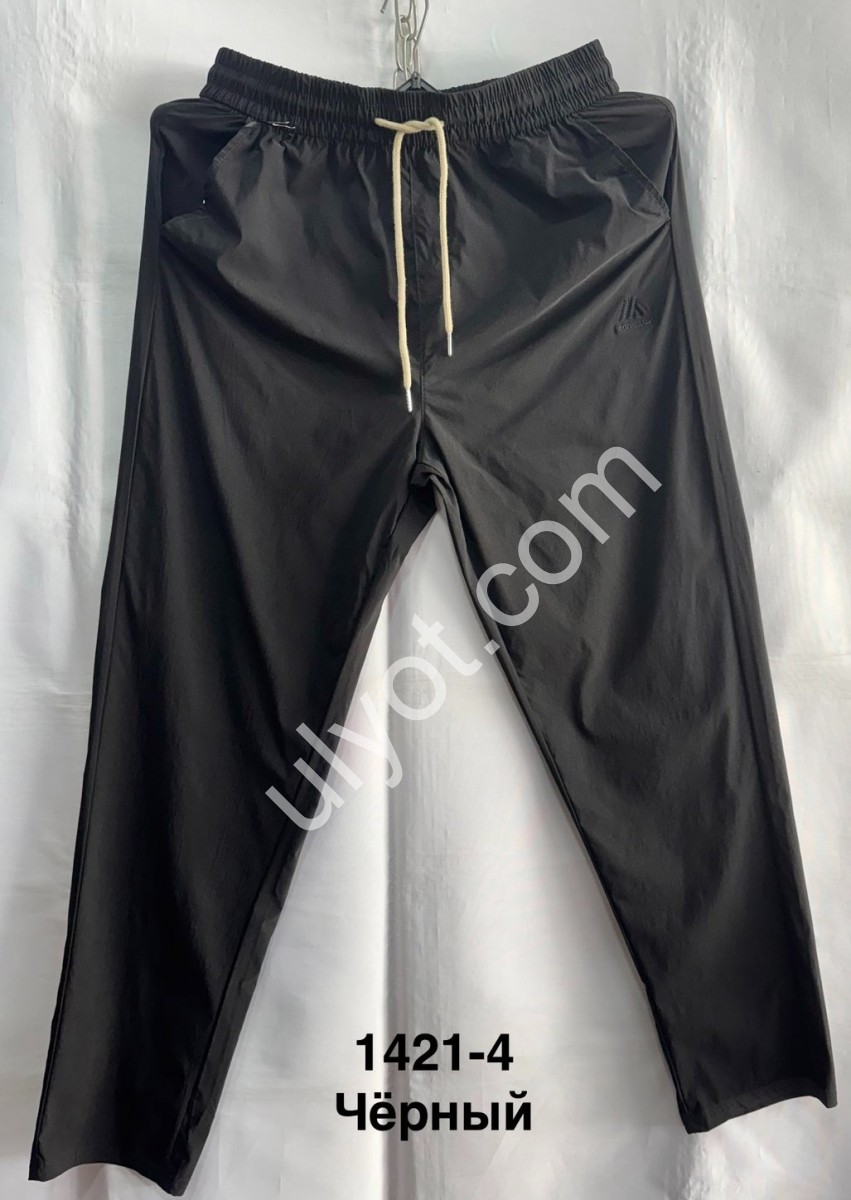 СПОРТ.ШТАНИ (2XL-7XL) ПРЯМИЙ ЧОРНИЙ 1421-4