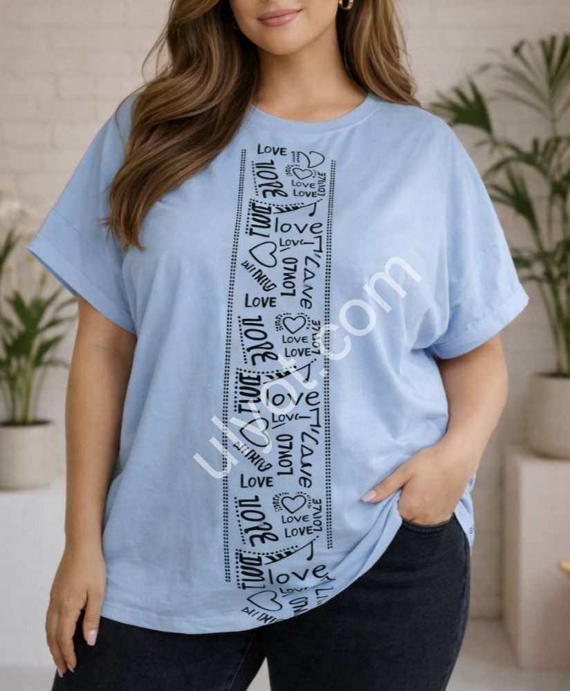 ФУТБОЛКА (ONESIZE 42-50) ГОЛУБОЙ 135