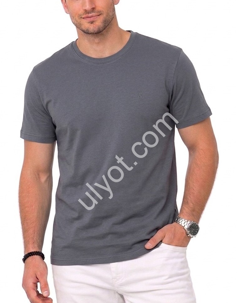 ФУТБОЛКА VIP STONES (3XL-6XL) СЕРЫЙ 2100