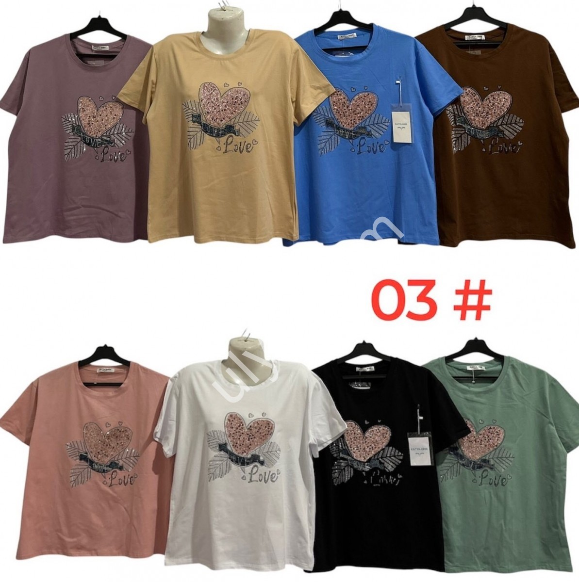 ФУТБОЛКА (ONESIZE 50-54) МІКС 03