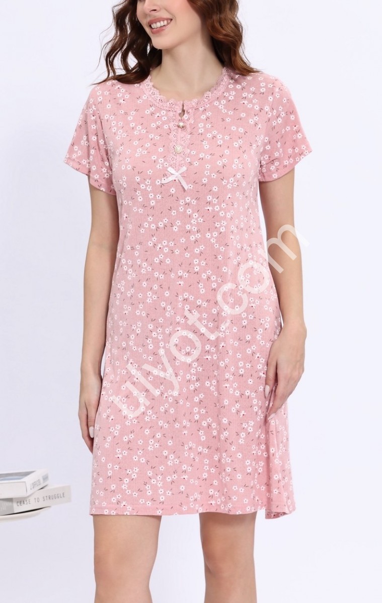 НОЧНУШКА (M-3XL) РОЗОВЫЙ 70410