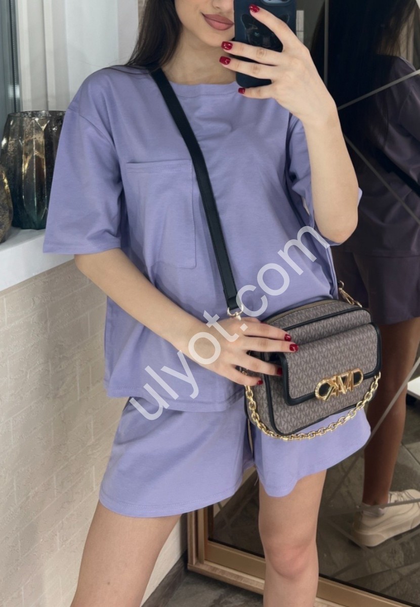 КОСТЮМ (42-50) ЛАВАНДА 041