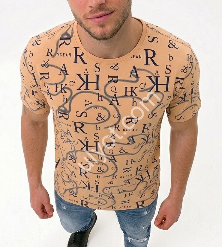 ФУТБОЛКА BİGLİVER (M-2XL) Помаранчевий 5579