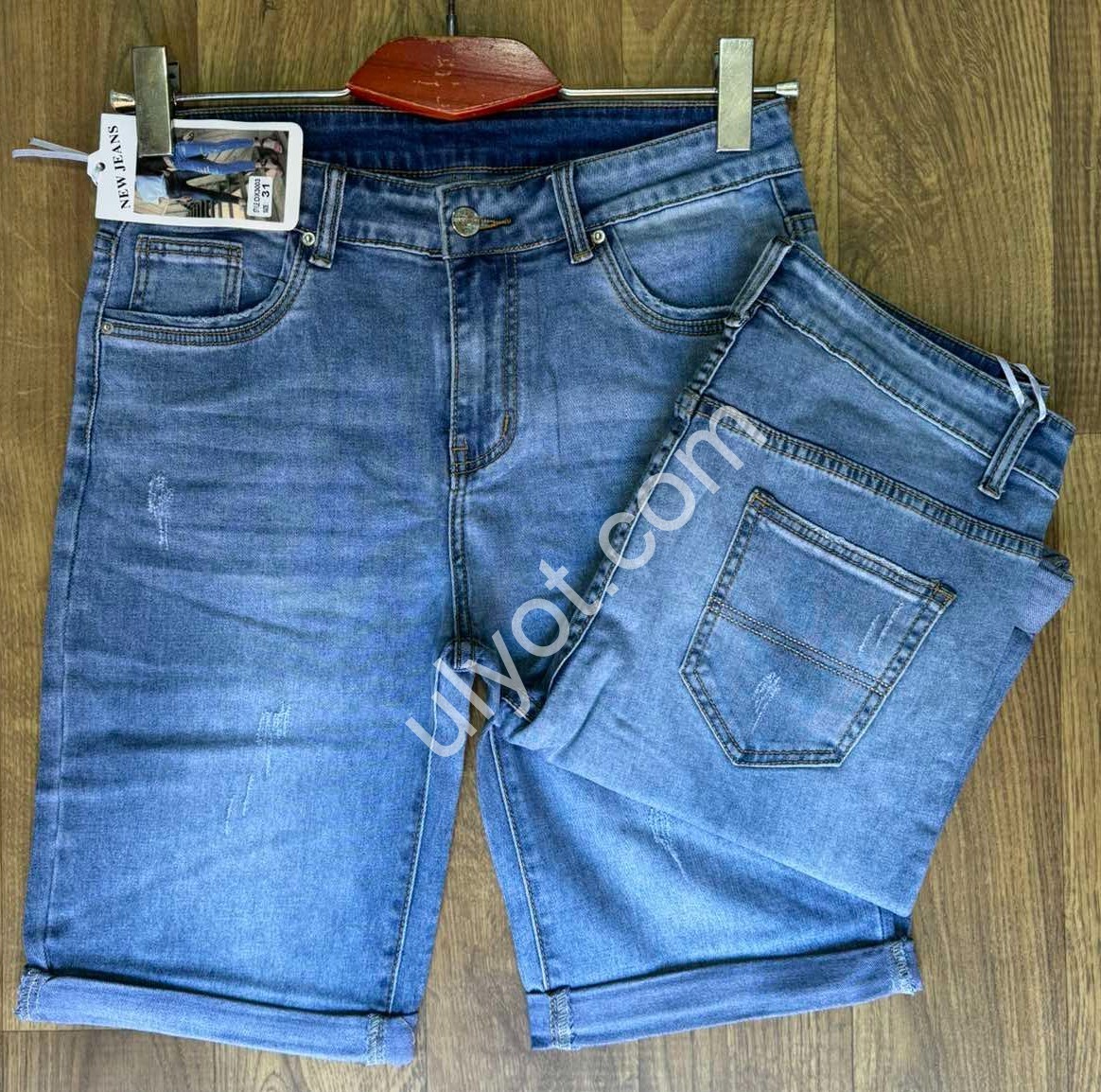 ШОРТЫ NEW JEANS (31-38) СИНИЙ 3034