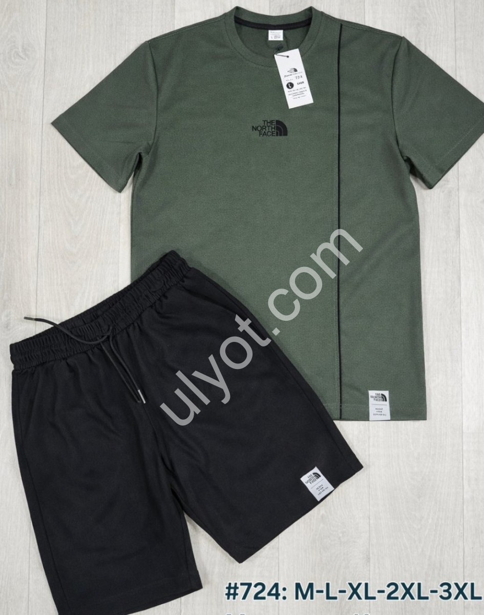 СПОРТ. КОСТЮМ T48 (M-3XL) ХАКІ+ЧОРНИЙ 724