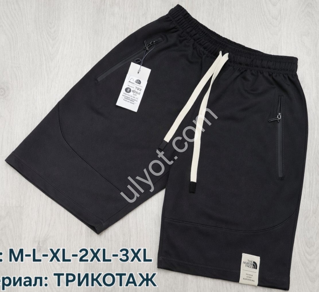 ШОРТЫ T48 (M-3XL) ЧЕРНЫЙ 702