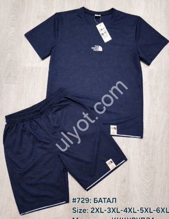 СПОРТ. КОСТЮМ T48 (2XL-6XL) Т.СИНИЙ 729