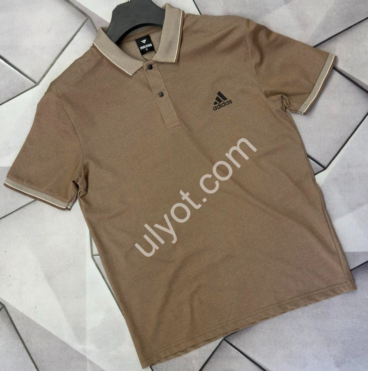 ФУТБОЛКА-ПОЛО A01 (S-2XL) МОККО 