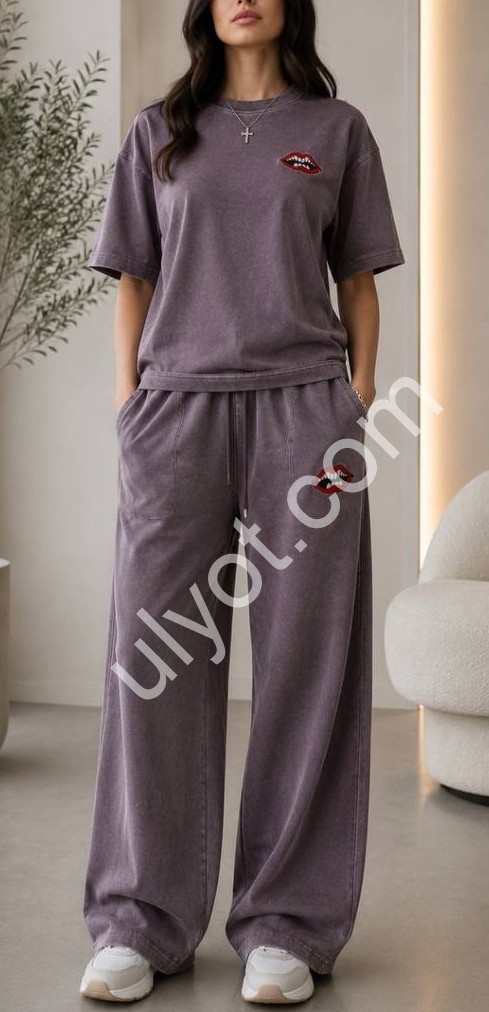 КОСТЮМ (M-XL) СИРЕНЕВЫЙ K2168