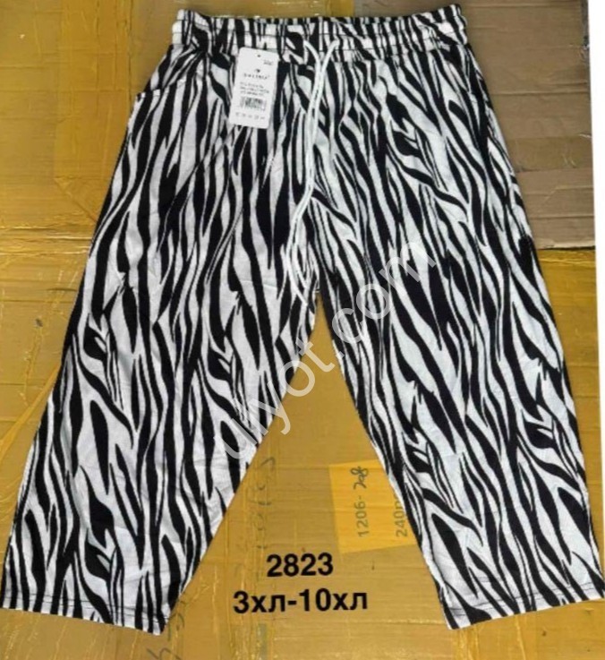 ШТАНЫ (3XL-10XL) ПРЯМОЙ МИКС 2823
