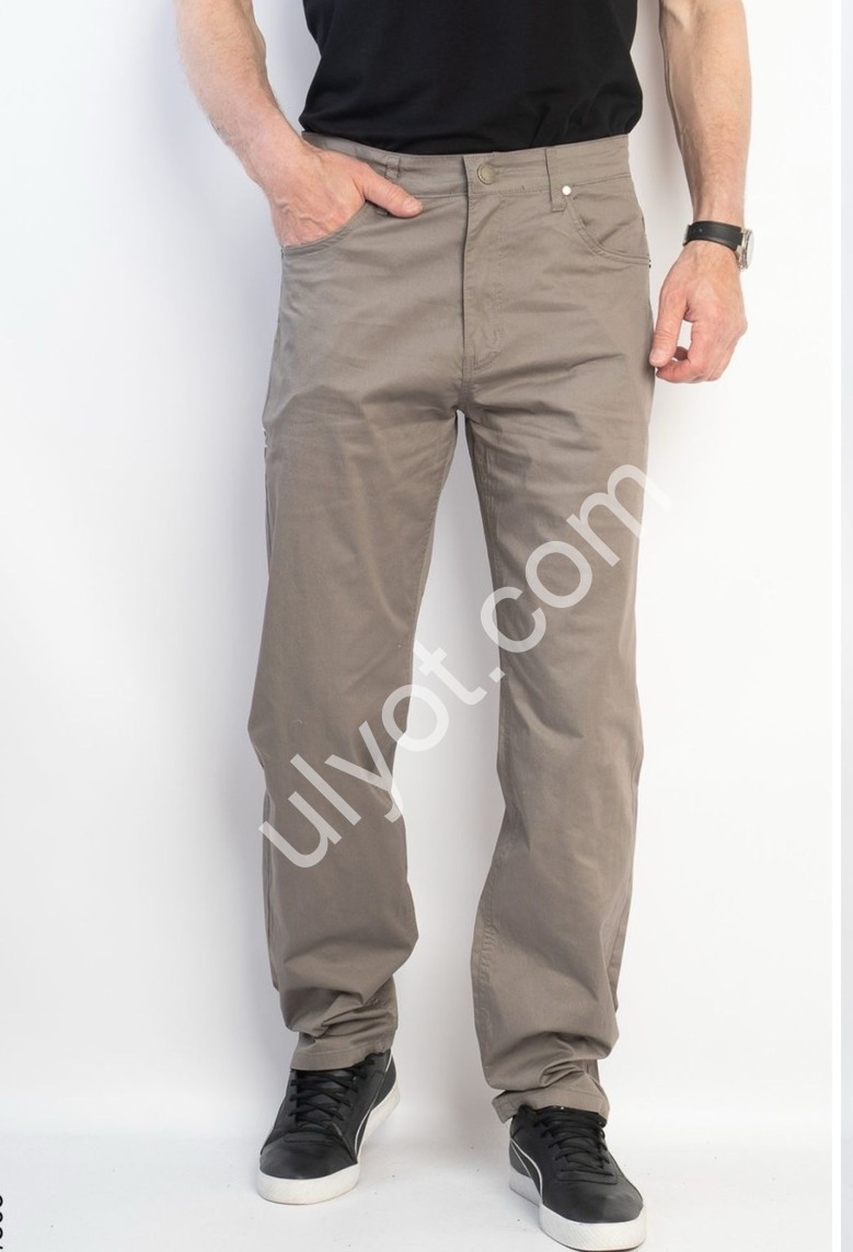 БРЮКИ LS JEANS (34-44) БЕЖ 803D