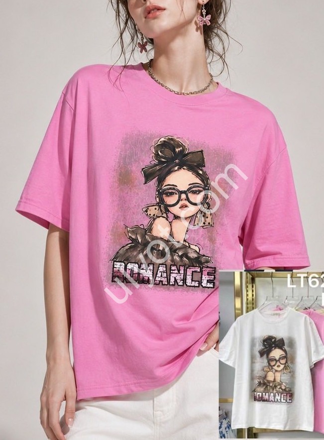 ФУТБОЛКА (ONE SIZE 54-56) МИКС LT6223