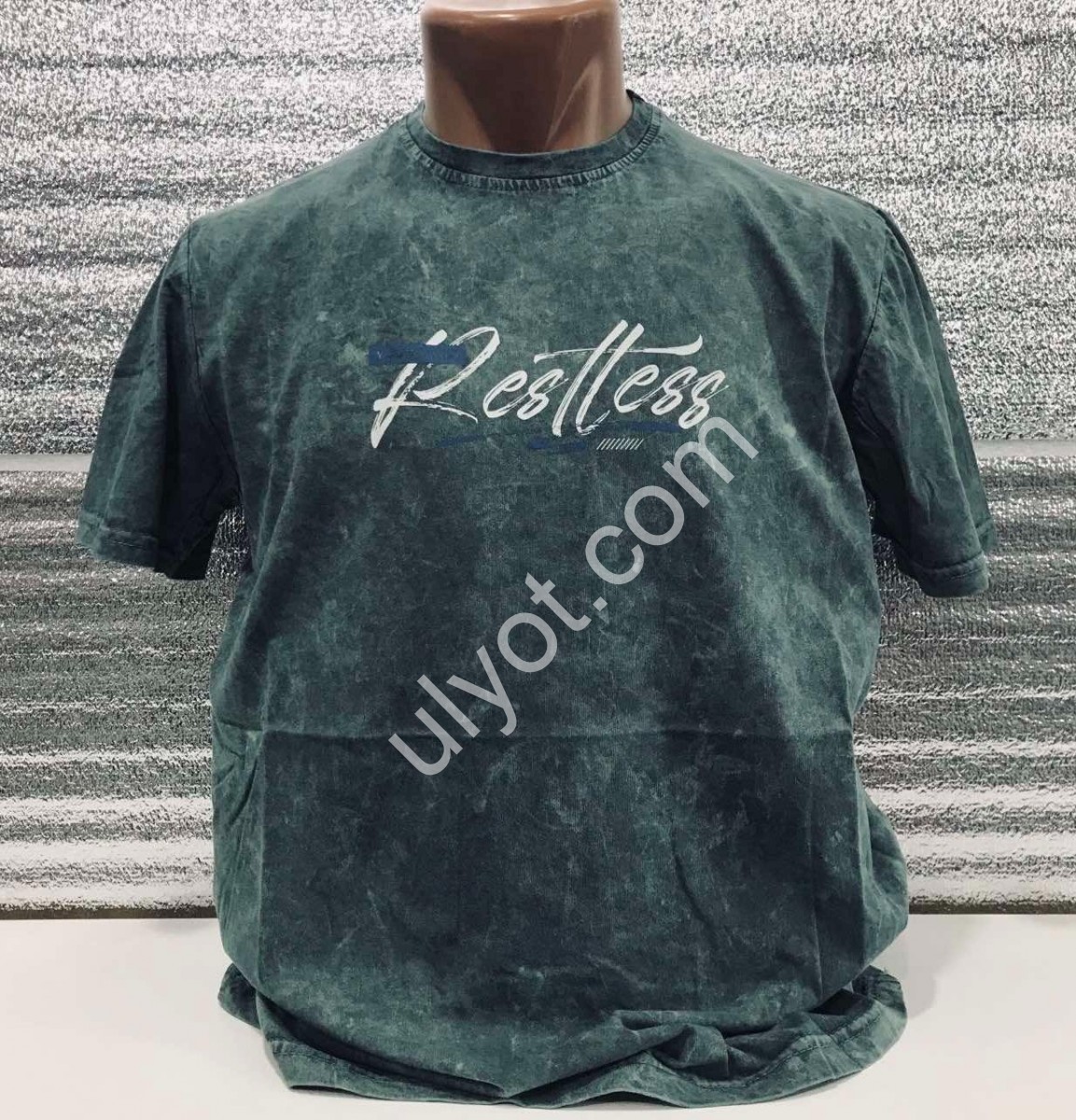 ФУТБОЛКА STRONGMAN (M-2XL) RESTLESS ЗЕЛЕНИЙ