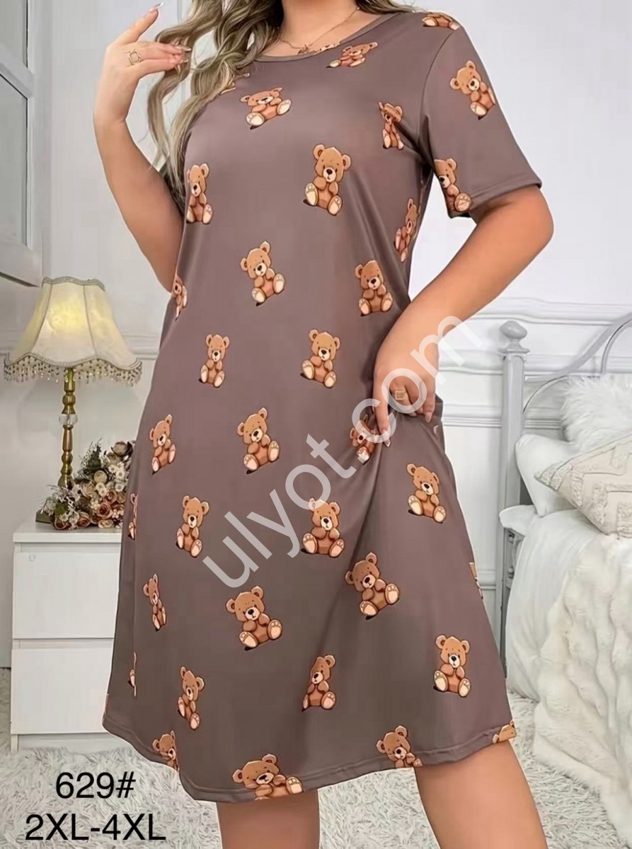 ТУНІКА ВЕДМЕДИКА (2XL-4XL) БІЖ 629