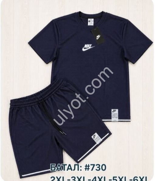 КОСТЮМ N02 (2XL-6XL) Т.СИНИЙ 730
