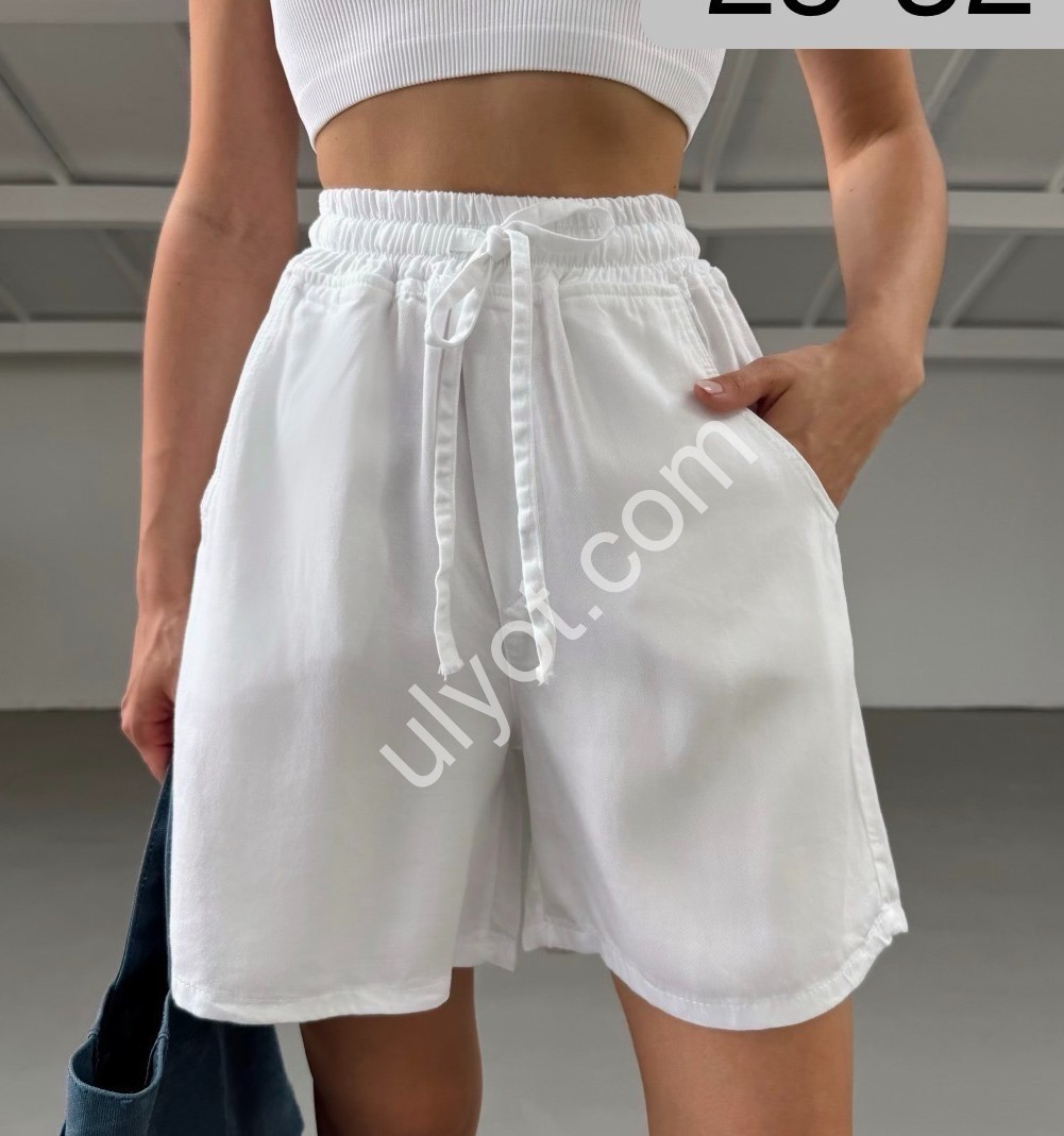 ШОРТЫ TOP SHOP (25-32) БЕЛЫЙ 8823